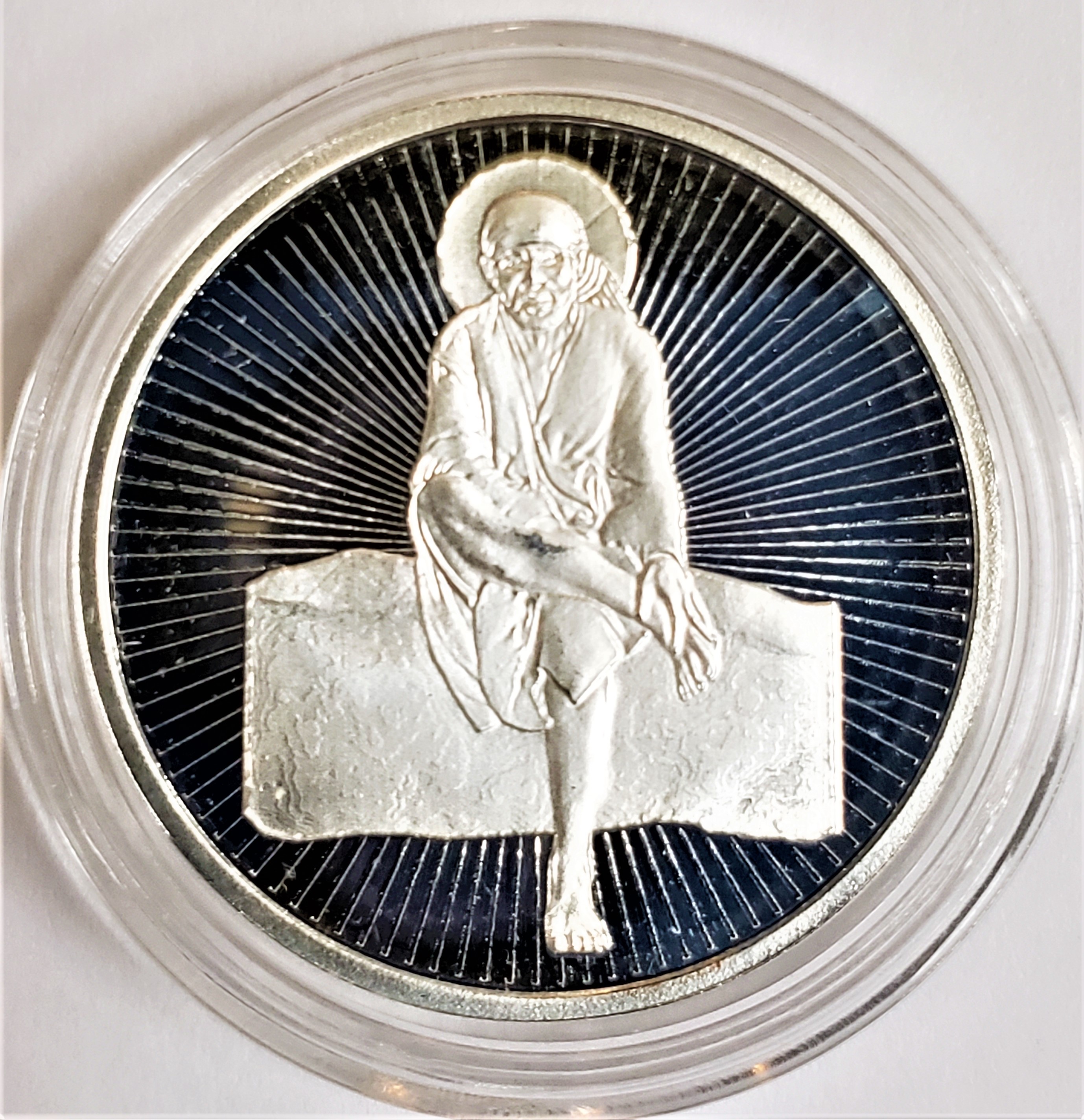 Silver Coin  Sai Baba 10gm
